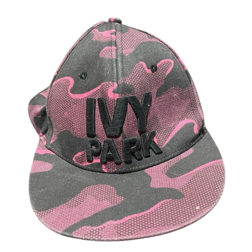 IVY PARK Beyonce Pink Black Camo Snapback Hat Cap Adjustable Rare Streetwear